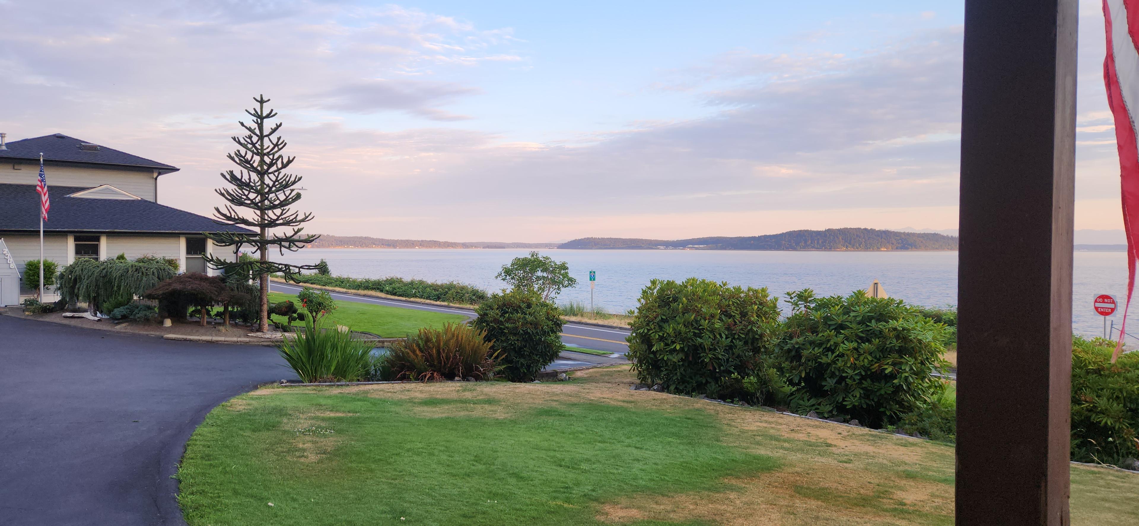 Puget Sound view from backyard
